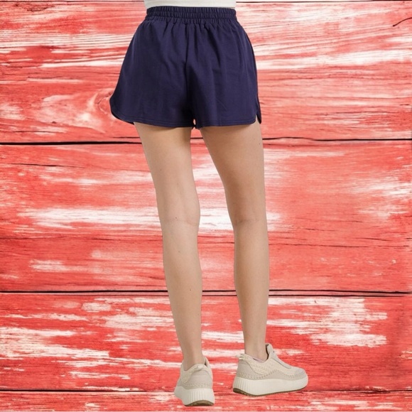 FANTASTIC FAWN patriotic sequin lips shorts S M L - Picture 3 of 7